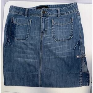 Calvin Klein Jeans Denim Mini Skirt Size 12 Women's